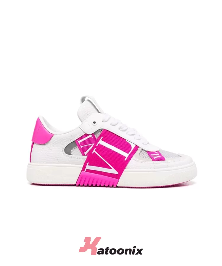 Valentino Vl7N Leather Sneakers Pink - ولنتینو وی ال 7 ان 