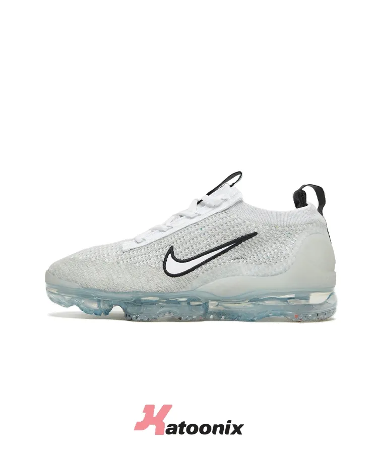Nike Air VaporMax 2021 Flyknit White - کفش ورزشی نایک ویپرمکس 2021 سفید